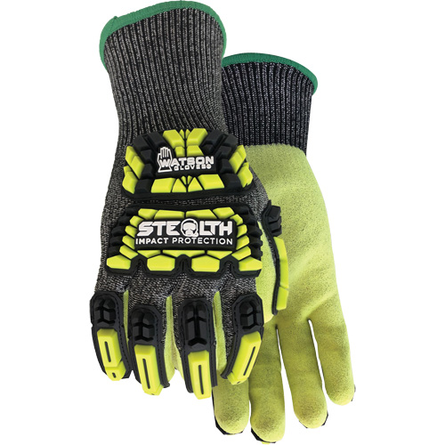 Gants r&eacute;sistants aux coupures et aux chocs Stealth Dog Fight, Petit, Paume en Fibre de verre/PEHP/Nylon/Spandex, Poignet Poignet en tricot Sidevic Inc.