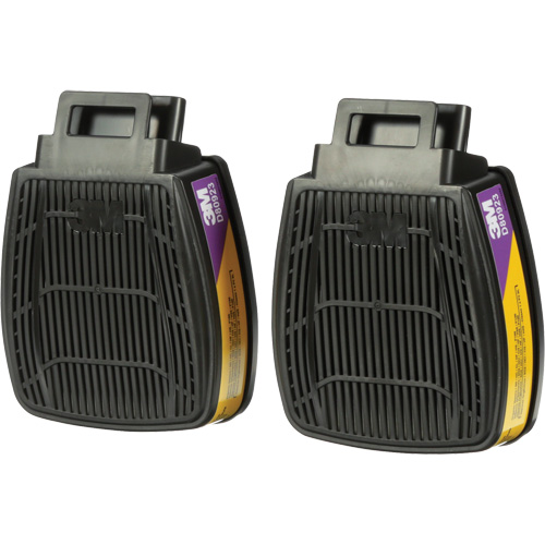 Cartouche & filtre pour respirateur Secure Click, Combinaison cartouche et filtre contre les particules pour gaz/vapeurs, Vapeurs organiques/Gaz acides/P100 Sidevic Inc.