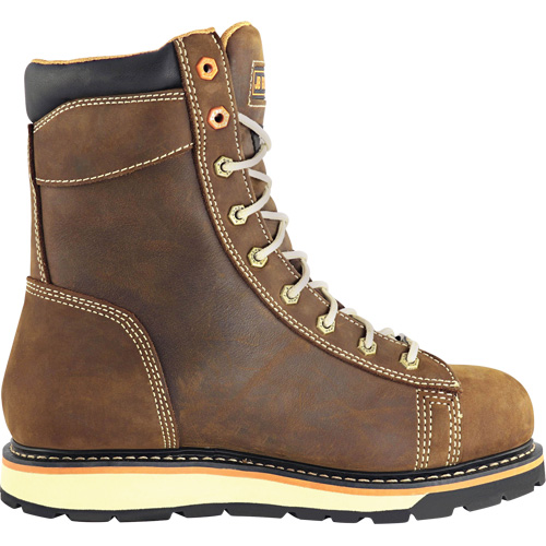 Rigger Work Boots, Leather, Steel Toe, Size 7, Impermeable Sidevic Inc.