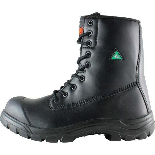 Storm Work Boots, Leather, Steel Toe, Size 7, Impermeable Sidevic Inc.