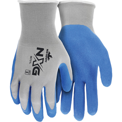 NXG&reg; Coated Gloves, Large, Rubber Latex Coating, 13 Gauge, Nylon Shell Sidevic Inc.