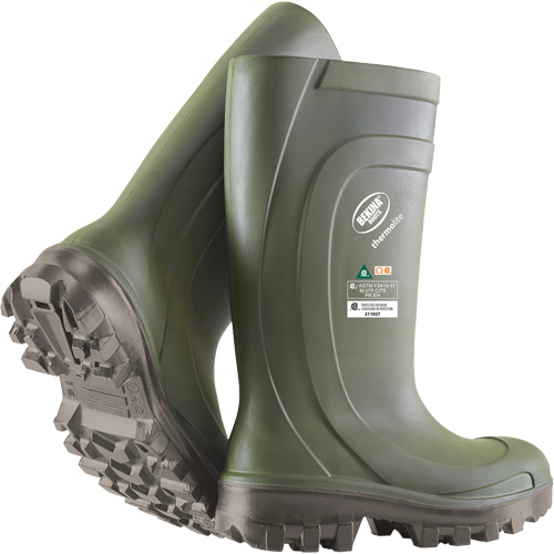 Bottes de s&eacute;curit&eacute; isol&eacute;es Thermolite, Polyur&eacute;thane, Embout Composite, Pointure 6, Semelle R&eacute;sistant aux perforations Sidevic Inc.