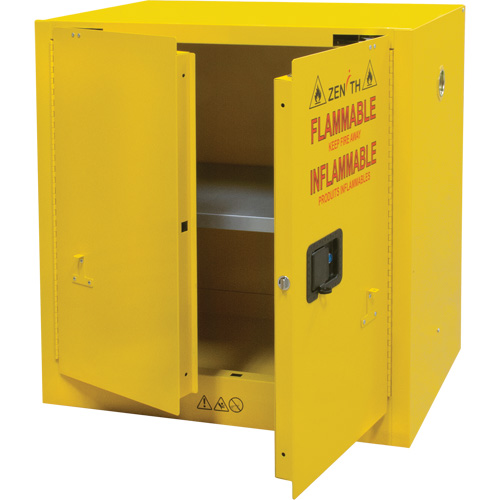 Flammable Storage Cabinet, 22 gal., 2 Door, 35" W x 35" H x 22" D Sidevic Inc.
