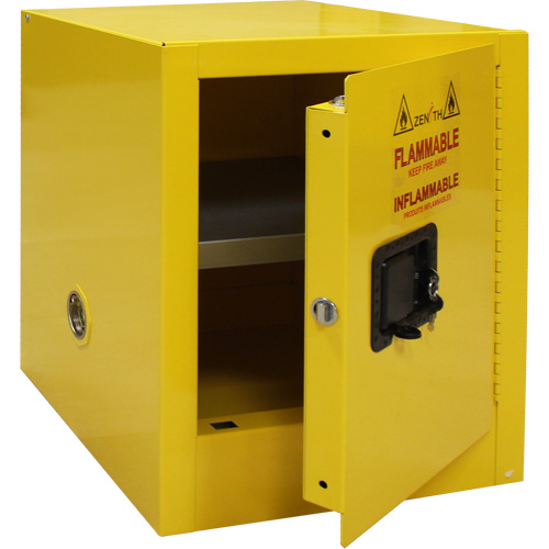 Armoire pour produits inflammables, 4 gal., 1 Porte(s), 17" La x 22" h x 18" p Sidevic Inc.