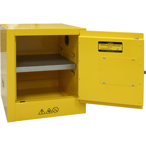 Armoire pour produits inflammables, 4 gal., 1 Porte(s), 17" La x 22" h x 18" p Sidevic Inc.