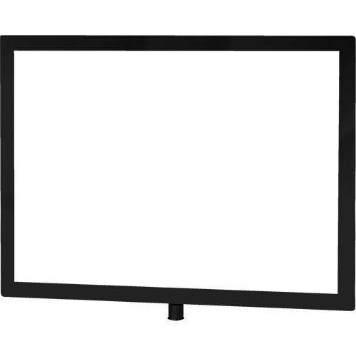 Heavy-Duty Horizontal Sign Holder for Classic Posts, Black Sidevic Inc.