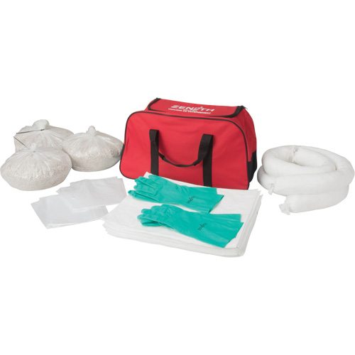 Premium Spill Kit, Oil Only, Bag, 10 US gal. Absorbancy Sidevic Inc.