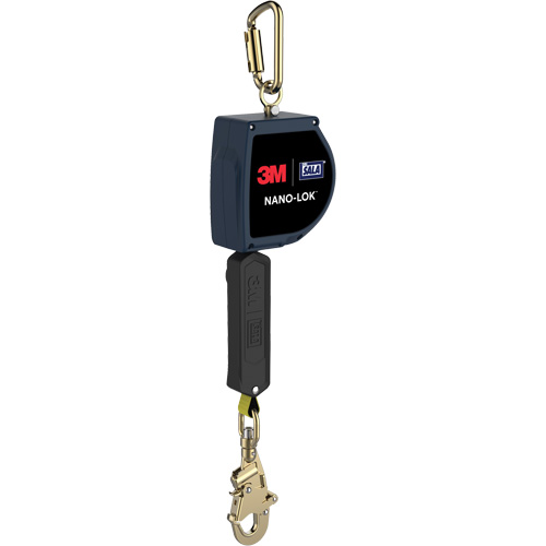Nano-Lok Extended Length Self Retracting Lifeline, 20', Dyneema&reg;, Swivel Sidevic Inc.
