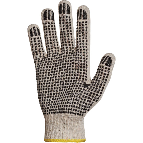 Sure Grip&reg; PVC Dotted String Knit Glove, Poly/Cotton, Single Sided, 7 Gauge, X-Small Sidevic Inc.