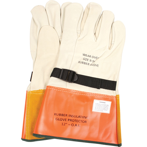 Gants de protection en cuir avec sangle, Taille 8, 12" lo Sidevic Inc.