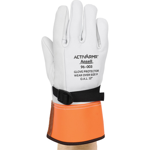 Gants de protection en cuir pour haute tension 96-003, Taille 8, 12" lo Sidevic Inc.