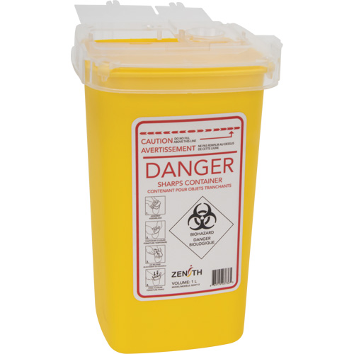Sharps Container, 1 L Capacity Sidevic Inc.