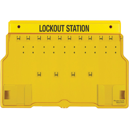 Trilingual Covered Lock Station, None Padlocks, 10 Padlock Capacity, Padlocks Not Included Sidevic Inc.