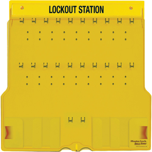 Trilingual Covered Lock Station, None Padlocks, 20 Padlock Capacity, Padlocks Not Included Sidevic Inc.