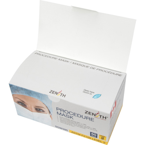 Disposable Procedure Face Masks, ASTM F2100 Level 2, Class 1 Sidevic Inc.