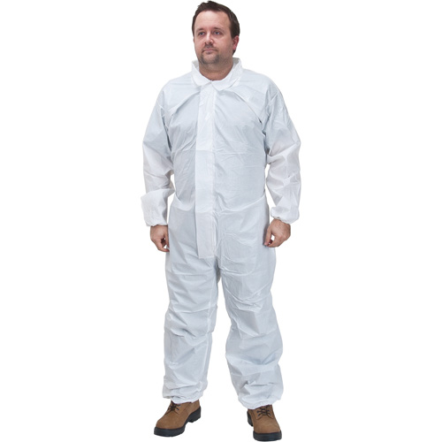Premium Coveralls, Medium, White, Microporous Sidevic Inc.