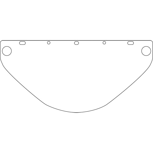Visi&egrave;re de s&eacute;curit&eacute; universelle Dynamic, Polycarbonate, Teinte Transparent Sidevic Inc.