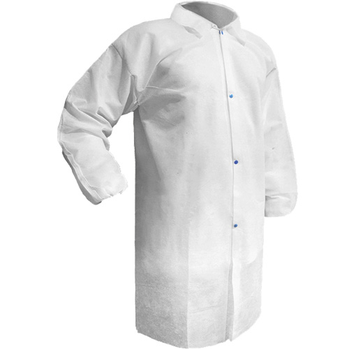 Sarrau Care, Polypropyl&egrave;ne, Blanc, 2T-Grand Sidevic Inc.