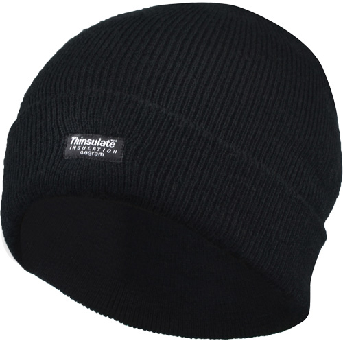 Lined Cuff Tuque, Thinsulate Lining, One Size, Black Sidevic Inc.