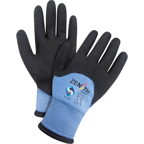 ZX-30° Premium Coated Gloves, Large, Foam PVC Coating, 15 Gauge, Nylon Shell Sidevic Inc.