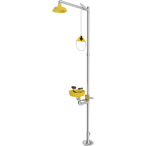 Combination Emergency Shower & Eyewash Station, Pedestal Sidevic Inc.