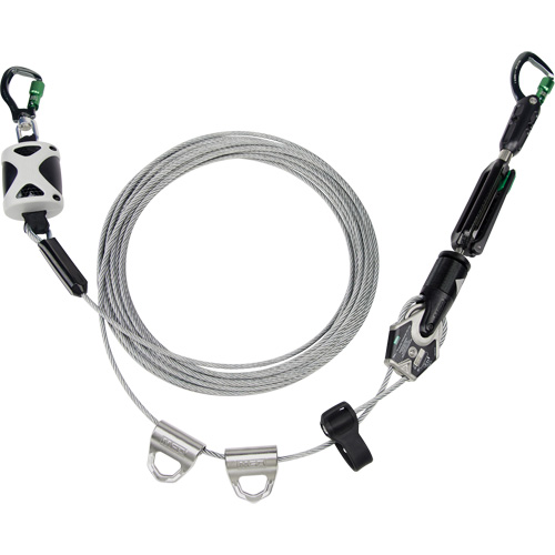 Temporary Horizontal Lifeline, Galvanized Cable Sidevic Inc.