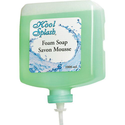 Savon apaisant &agrave; l'alo&egrave;s Kool Splash, Mousse, 1000 ml, Parfum&eacute; Sidevic Inc.