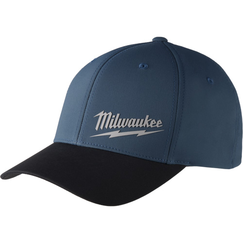 Workskin Fitted Hat, Blue, Poly-Cotton Sidevic Inc.