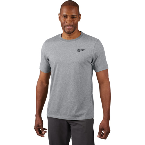 T-shirt de travail hybride, Hommes, Petit, Gris Sidevic Inc.