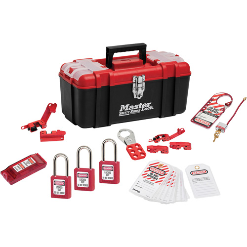 Standard Lockout Kit with Zenex Thermoplastic Locks, Electrical Kit, 14 Components Sidevic Inc.