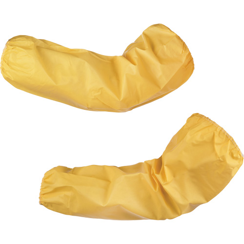 Manchons jetables niveau 1 ChemMax, Longueur de 18", Poly&eacute;thyl&egrave;ne/Polypropyl&egrave;ne, Jaune Sidevic Inc.