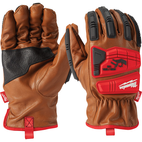 Goatskin Impact Gloves, Small, Grain Leather Palm Sidevic Inc.