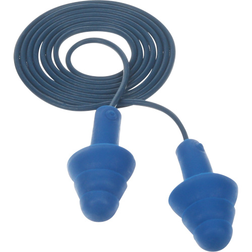 E-A-R Ultrafit Premolded Earplugs, Corded, One-Size, Bulk - Polybag, NRR 25 dB NRR dB Sidevic Inc.
