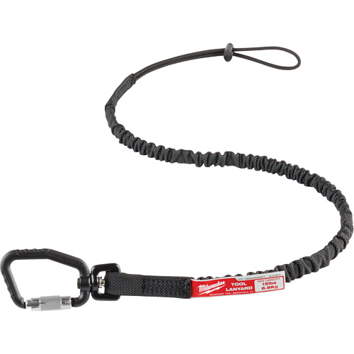 Locking Tool Lanyard, Bungee, Carabiner/Loop Sidevic Inc.