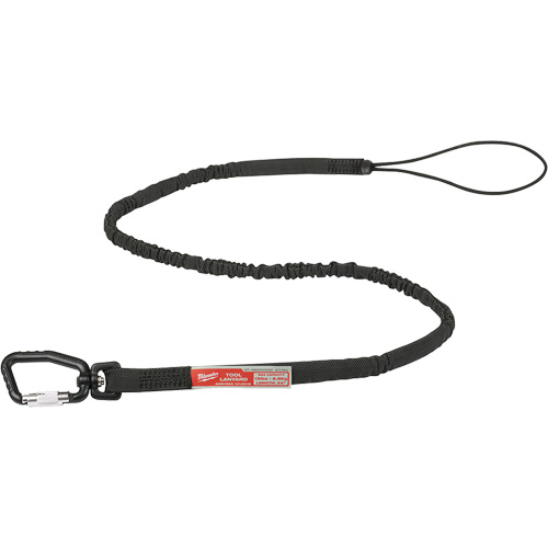 Extended Reach Locking Tool Lanyard, Bungee, Carabiner/Loop Sidevic Inc.