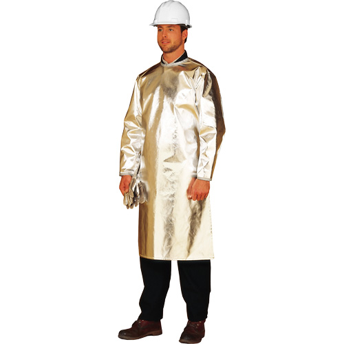 ALM 300 Long Heat Protective Apron/Smock, 48" L, Aluminized Fibreglass Sidevic Inc.