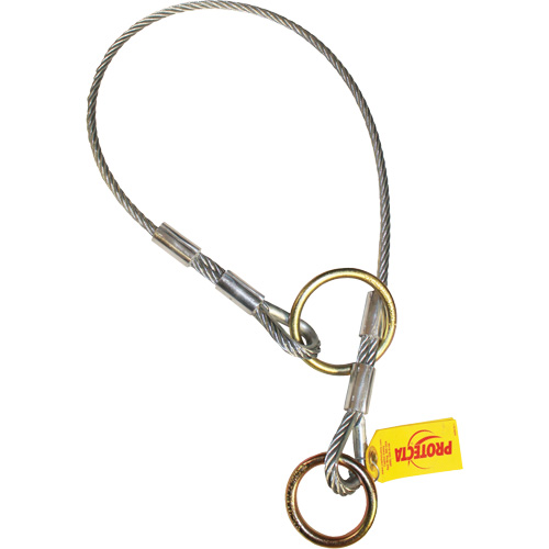 Cable Dual-Ring Adaptor, Tie-Off, Temporary Use Sidevic Inc.