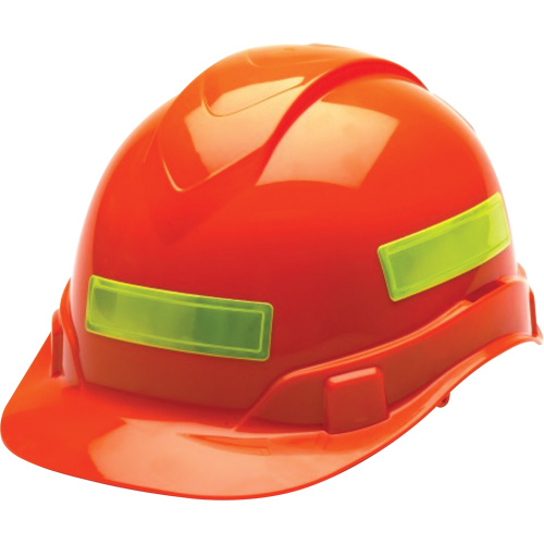 Autocollants r&eacute;fl&eacute;chissants vert lime pour casque Sidevic Inc.