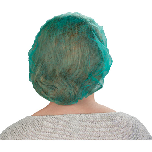 Bonnets bouffants, Polypropyl&egrave;ne, 24", Vert Sidevic Inc.