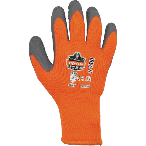 Gants de travail l&eacute;gers et enduits pour l'hiver ProFlex 7401, Moyen, R&ecirc;vetement Latex, Calibre 10 Sidevic Inc.