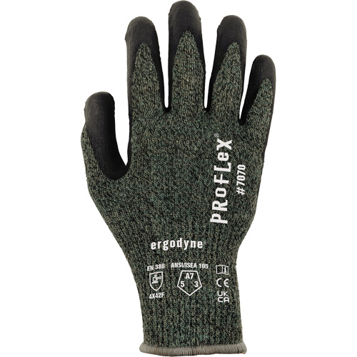 Gants enduit de nitrile r&eacute;sistant &agrave; la coupe ProFlex 7070, Taille Petit, Calibre 13, Rev&ecirc;tement Nitrile, Enveloppe en Aramide, ASTM ANSI niveau A7/EN 388 niveau F Sidevic Inc.