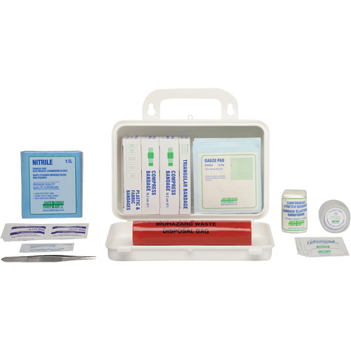 Trousse de premiers soins, R&eacute;pond &agrave; la norme CSA Z1220-17 type 1 individuelle, Personnel (1 travailleur) Sidevic Inc.