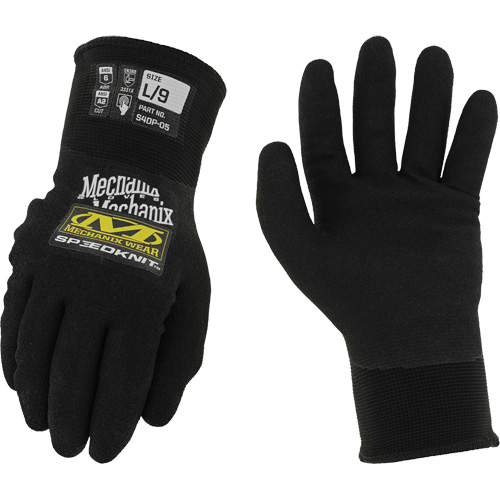 Speedknit Thermal Gloves, Size 7, 15 Gauge, Nitrile Coated, Nylon Shell, ASTM ANSI Level A2 Sidevic Inc.