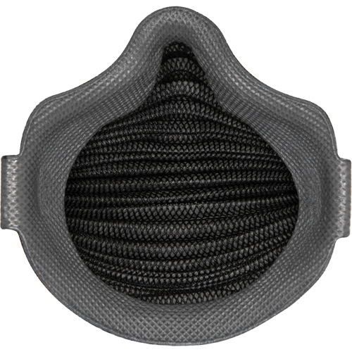 AirWave M Series Black Disposable Masks with SmartStrap&reg; & Full Foam Flange, N95, NIOSH Certified, Small Sidevic Inc.