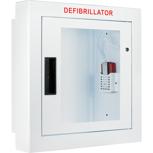 Grande armoire semi-encastr&eacute;e avec alarme, Zoll AED Plus/Zoll AED 3/Cardio-Science/Physio-Control Pour, Non m&eacute;dical Sidevic Inc.