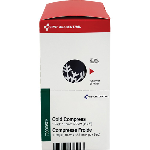 Recharge de compresses instantan&eacute;es SmartCompliance, Froid, Utilisation unique, 4" x 5" Sidevic Inc.