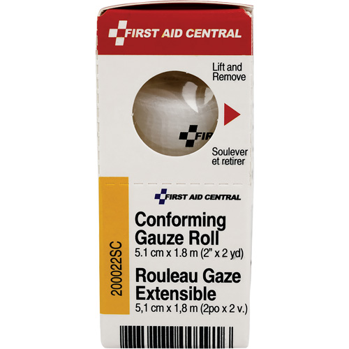 SmartCompliance&reg; Refill Conforming Stretch Gauze Bandage, Roll, 6' L x 2" W, Sterile, Medical Device Class 1 Sidevic Inc.