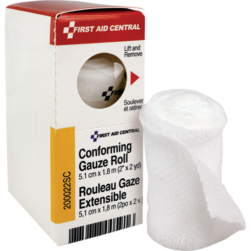 SmartCompliance&reg; Refill Conforming Stretch Gauze Bandage, Roll, 6' L x 2" W, Sterile, Medical Device Class 1 Sidevic Inc.