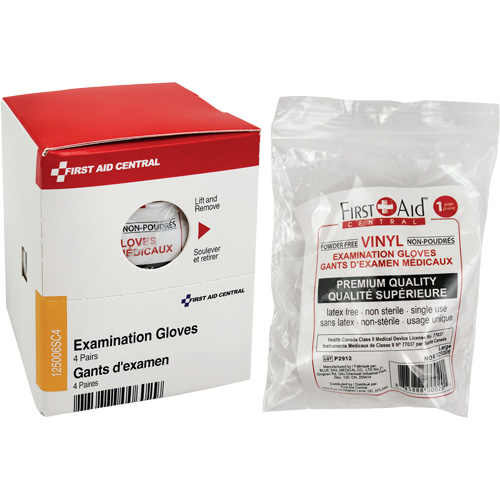Recharge de gants d'examen SmartCompliance, Vinyle, Sans poudre, Transparent, Classe 2 Sidevic Inc.
