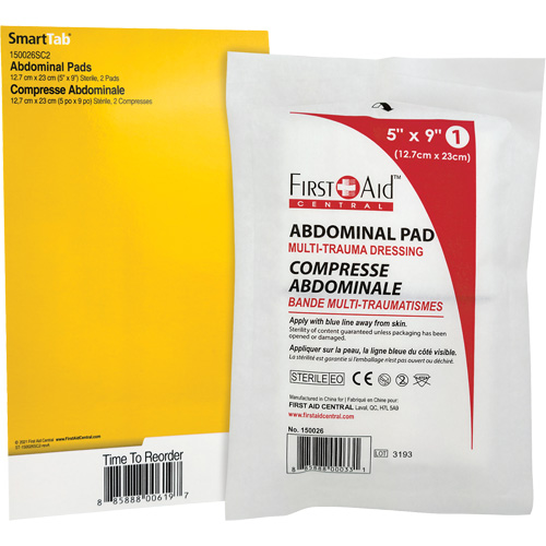Recharge tampons pour trauma abdominal SmartCompliance Sidevic Inc.